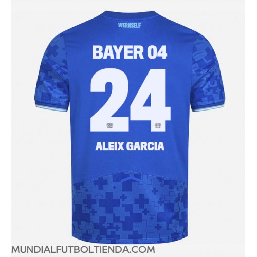 Camiseta Bayer Leverkusen Aleix Garcia #24 Tercera Equipación Replica 2025-26 mangas cortas Camiseta Bayer Leverkusen Aleix Garcia #24 Tercera Equipación Replica 2025-26 mangas cortas